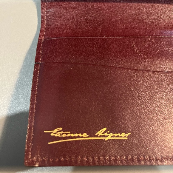 Vintage Etienne Aigner designer wallet GUC - Picture 2 of 4